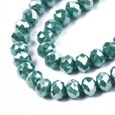 Electroplate Glass Beads Strands LS-EGLA-A044-P8mm-A09-1