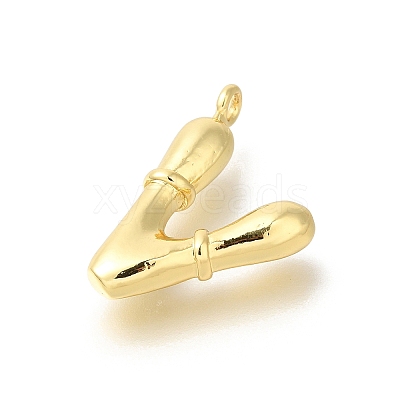 Rack Plating Brass Pendants KK-I722-08G-V-1