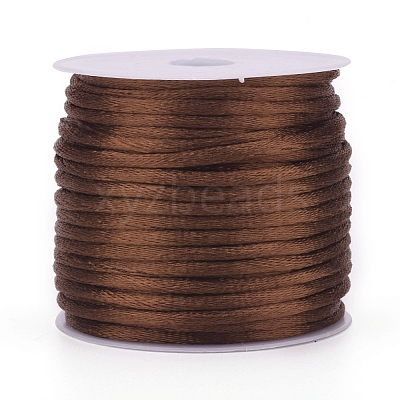 Nylon Satin Rattail Cords NWIR-L006-1mm-19-1