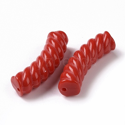 Opaque Acrylic Beads OACR-A016-03G-1