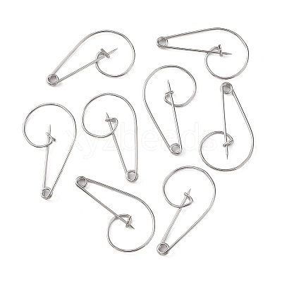 Iron Brooch Findings IFIN-K028-01P-1