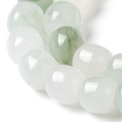 Natural Tianshan Cui Quartzite Beads Strands G-B046-02A-1