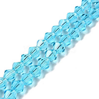Imitation Austrian Crystal 5301 Bicone Beads GLAA-S026-6mm-M-1