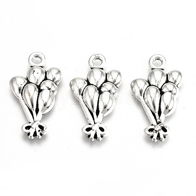 Tibetan Style Alloy Pendants X-TIBE-S323-069AS-RS-1