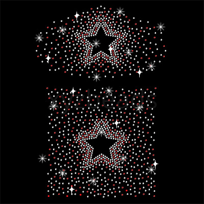 Glass Hotfix Rhinestone DIY-WH0303-312-1