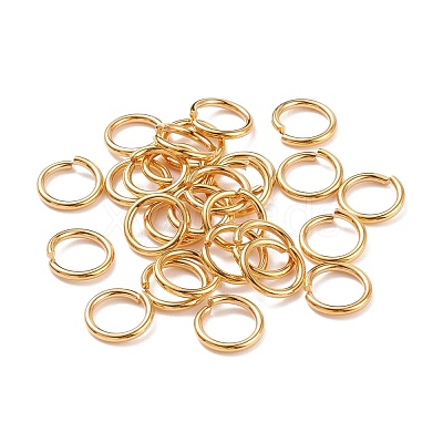 304 Stainless Steel Open Jump Rings STAS-G098-01G-1