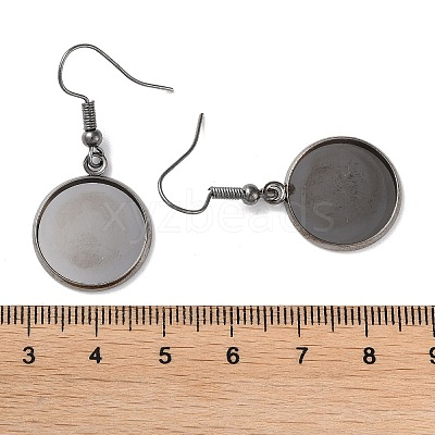 Rack Plating Iron Earring Hooks EJEW-D091-01D-B-1