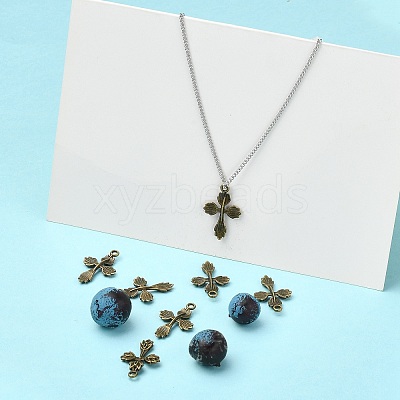 Tibetan Style Alloy Gothic Pendants MLF0175Y-NF-1