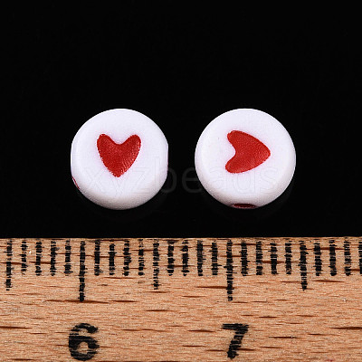 Opaque Acrylic Beads X-ACRP-T004-02A-1