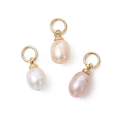 Natural Cultured Freshwater Pearl Pendants X-PALLOY-JF05172-01-1
