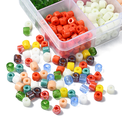 800Pcs 10 Colors Glass Beads GLAA-CJ0001-72-1