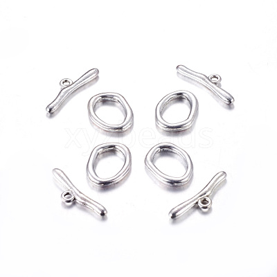 Alloy Toggle Clasps PALLOY-G014-AS-NF-1