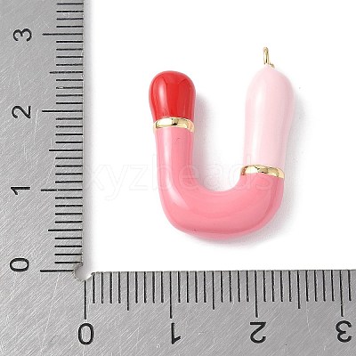 Brass Enamel Pendants KK-E093-03G-U-01-1