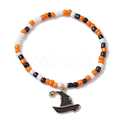 5Pcs Glass Seed Beaded Stretch Bracelets Sets BJEW-JB10939-1