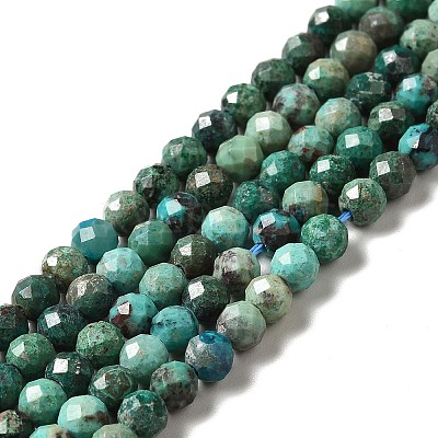 Natural Chrysocolla Beads Strands G-I341-12C-1