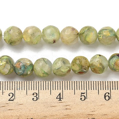 Dyed Natural Dolomite Beads Strands G-D337-8mm-D02-1
