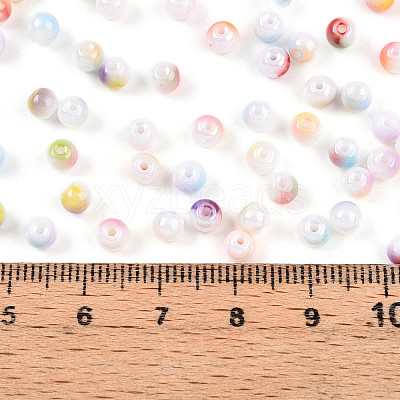Baking Paint Glass Seed Beads SEED-N007-02A-1