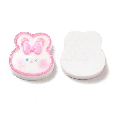 Cute Cartoon Animal Opaque Resin Cabochons RESI-C034-05C-1