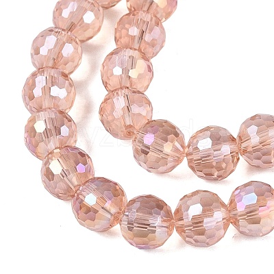 Transparent Glass Beads Strands GLAA-Q107-02A-03-1