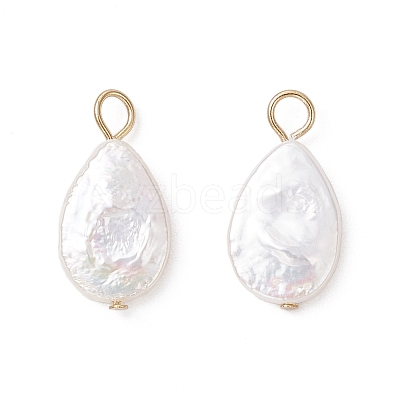 Natural Keshi Pearl Pendants PALLOY-JF04240-02-1