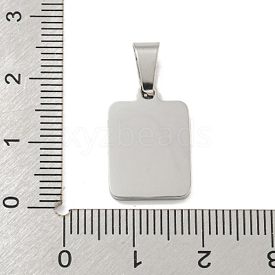 304 Stainless Steel Pave Natural White Shell Pendants STAS-S130-03P-G-1