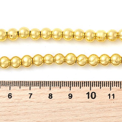 Electroplate Glass Beads Strands EGLA-F166-01B-1