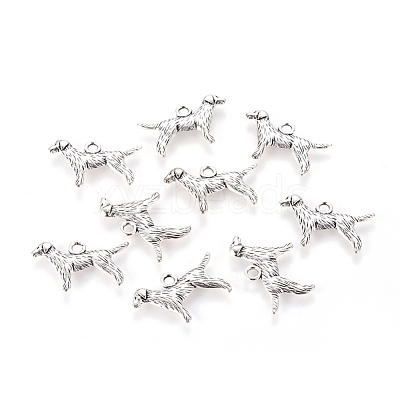 Tibetan Style Alloy Puppy Pendants LF9881Y-1