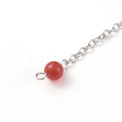 Natural Mixed Stone Pointed Dowsing Pendulums G-J386-A-1