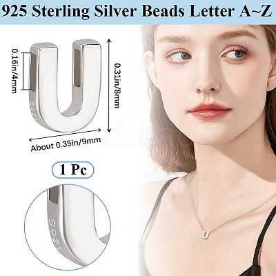 Sterling Silver Beads STER-WH20005-02U-1