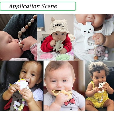 Food Grade Eco-Friendly Silicone Beads SIL-E004-01A-1