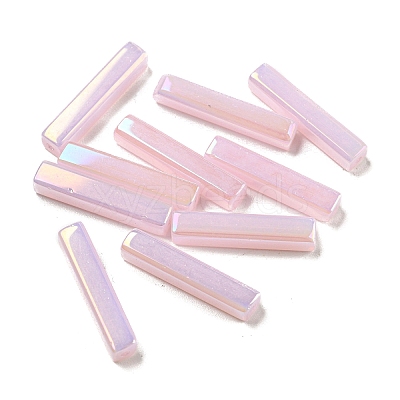 Electroplate Glass Beads GLAA-D024-01A-1