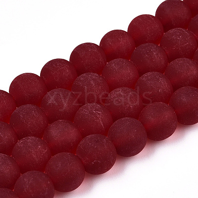 Transparent Glass Beads Strands LS-GLAA-T032-T10mm-MD20-1