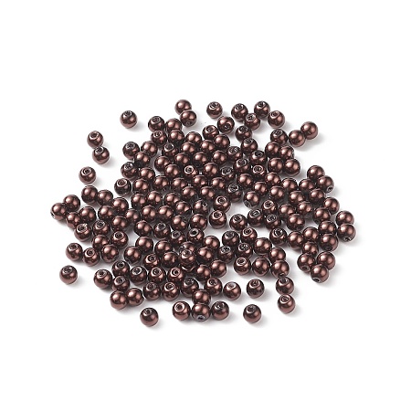 (Defective Closeout Sale: Adhesion) Glass Pearl Beads LS-HY-XCP0001-11-1