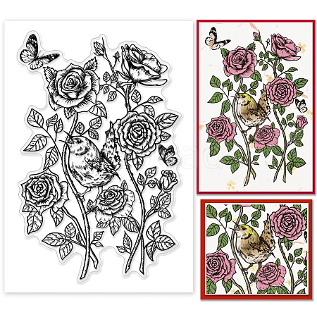 Custom PVC Plastic Clear Stamps DIY-WH0448-0353-1