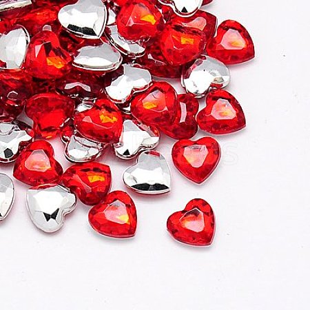 Imitation Taiwan Acrylic Rhinestone Cabochons GACR-A018-14x14mm-06-1