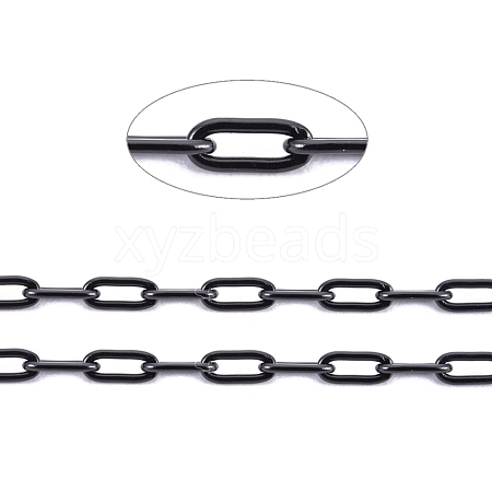 304 Stainless Steel Paperclip Chains CHS-F010-01A-B-01-1