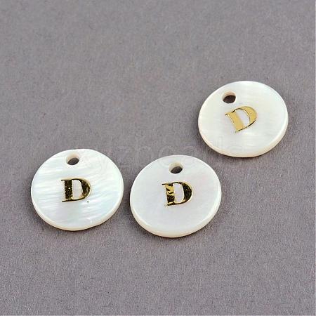 Freshwater Shell Pendants SSHEL-S249-D-1