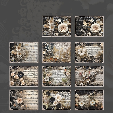 Fllower Pattern Scrapbook Paper Pad Sets PW-WG6359E-06-1