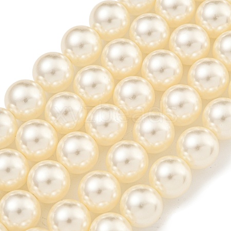 Glass Pearl Beads Strands HY-G002-01E-02-1