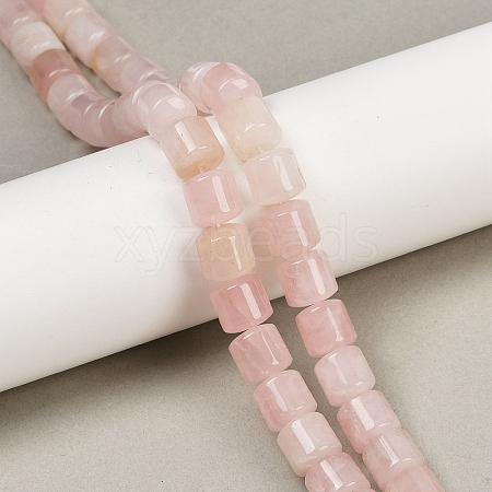 Natural Rose Quartz Beads Strands G-G275-D09-10x10mm-1