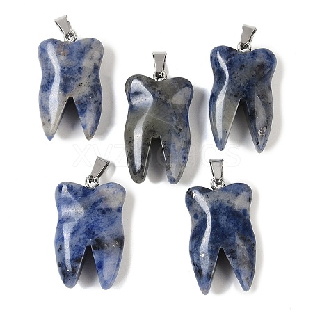 Natural Sodalite Pendants G-G115-01E-1