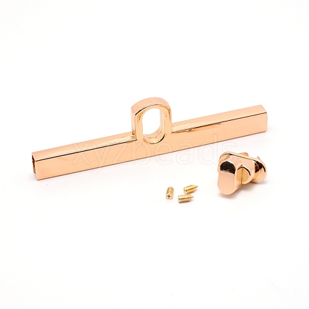 Zinc Alloy Bag Twist Lock Clasps FIND-WH0059-16LG-1