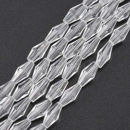 Glass Beads Strands GLAA-R026-8x4mm-15-1