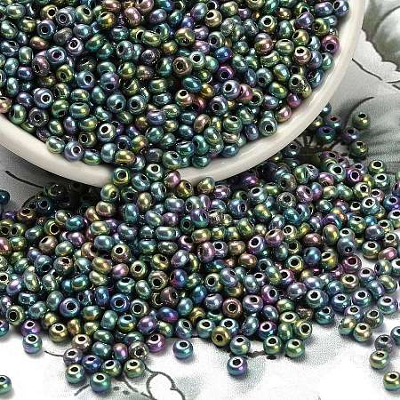 FGB 8/0 Grade A Round Glass Seed Beads SEED-Q008-3mm-F1109-1