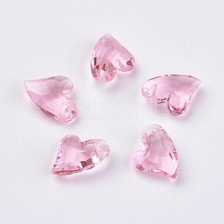 Transparent Acrylic Charms MACR-G055-11mm-26X-1