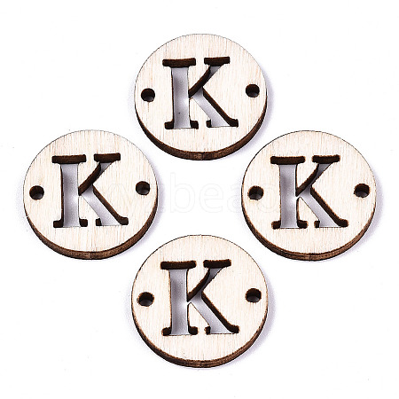 Unfinished Natural Poplar Wood Links Connectors WOOD-S045-140A-01K-1