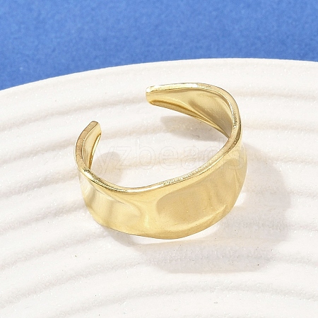 304 Stainless Steel Cuff Rings RJEW-D332-012I-G-1