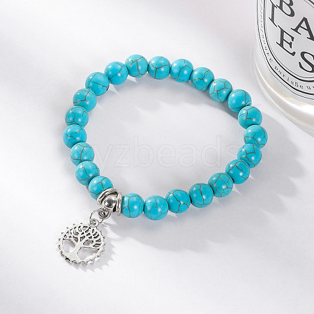 Beaded Bracelet Women's Set Popular Bohemian Ethnic Style Turquoise Bracelet MU9956-12-1