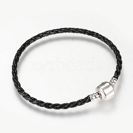 Imitation Leather European Style Bracelet Making X-MAK-R011-02B-1