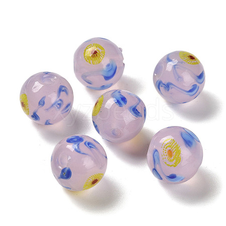 Handmade Opaque Lampwork Beads LAMP-C016-04B-08-1